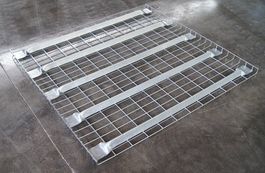Drahtgitterauflage für Palettenregal mit Tiefe 1100mm