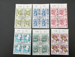 1986  Erstag gest.Viererblock mit Tab (K59)