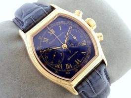 GIRARD PERRAGAUX RICHEVILLE 18K CHRONO REF. 2710 HANDAUFZUG
