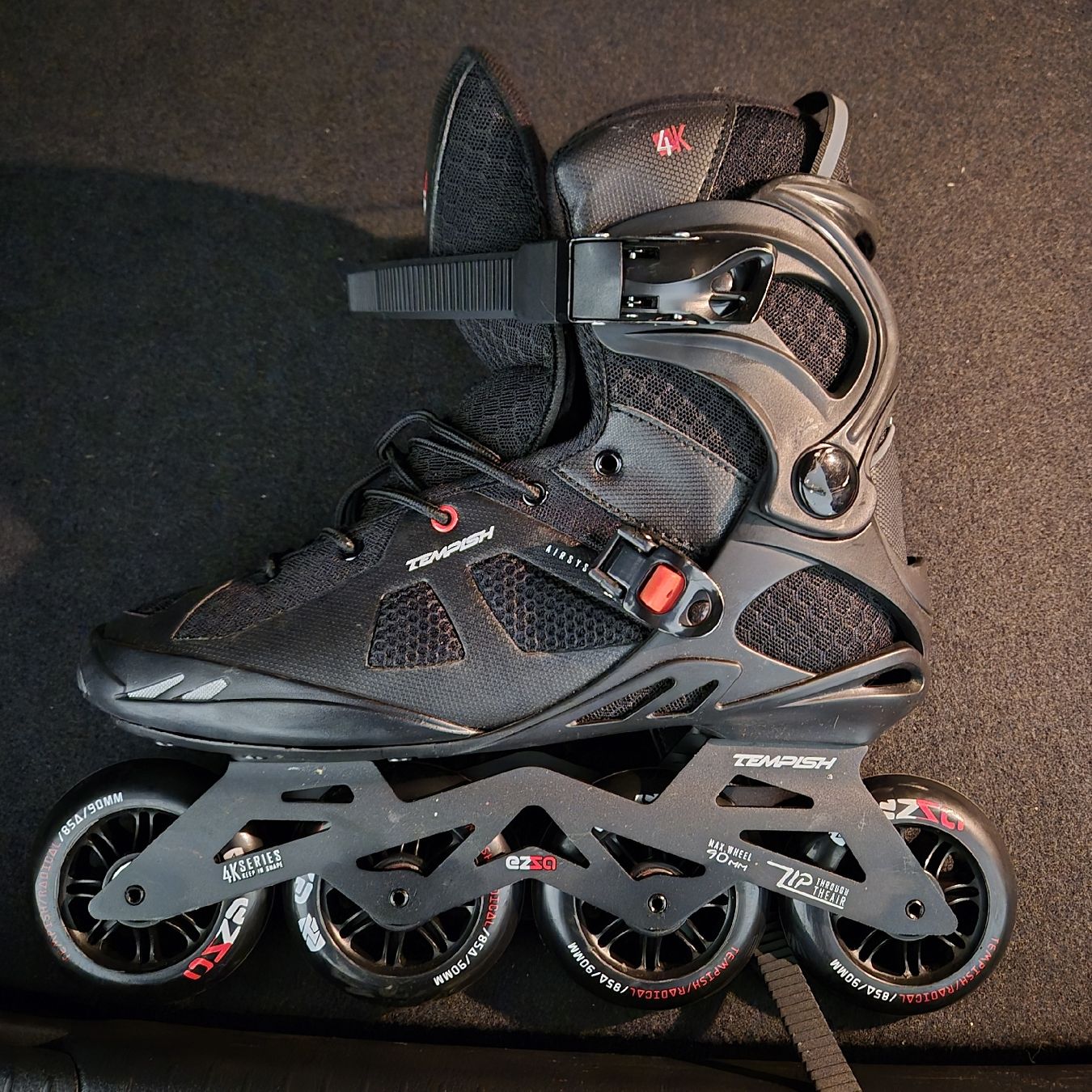 Pattini in linea & Pattini a rotelle: Tempish Inlineskates Grösse 44, Top Zustand! – Nuovo (secondo la descrizione) da Ibach venduto da fil_d58b 1