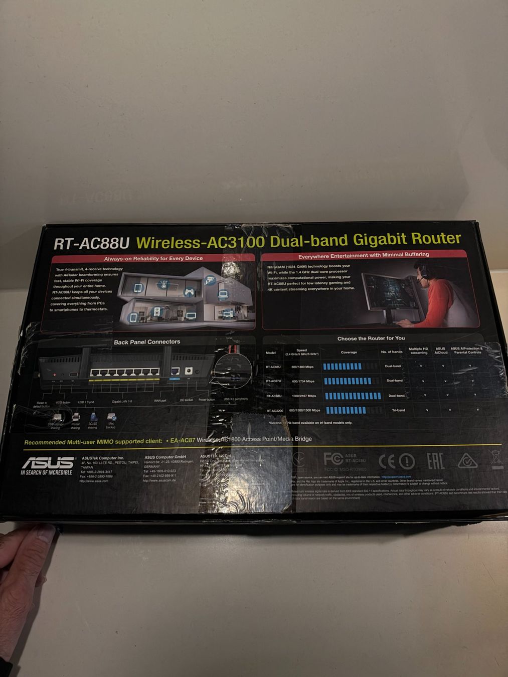 Asus Modem & Router: Asus RT-AC88U Router – Usato da Wädenswil venduto da Alex_kons 5