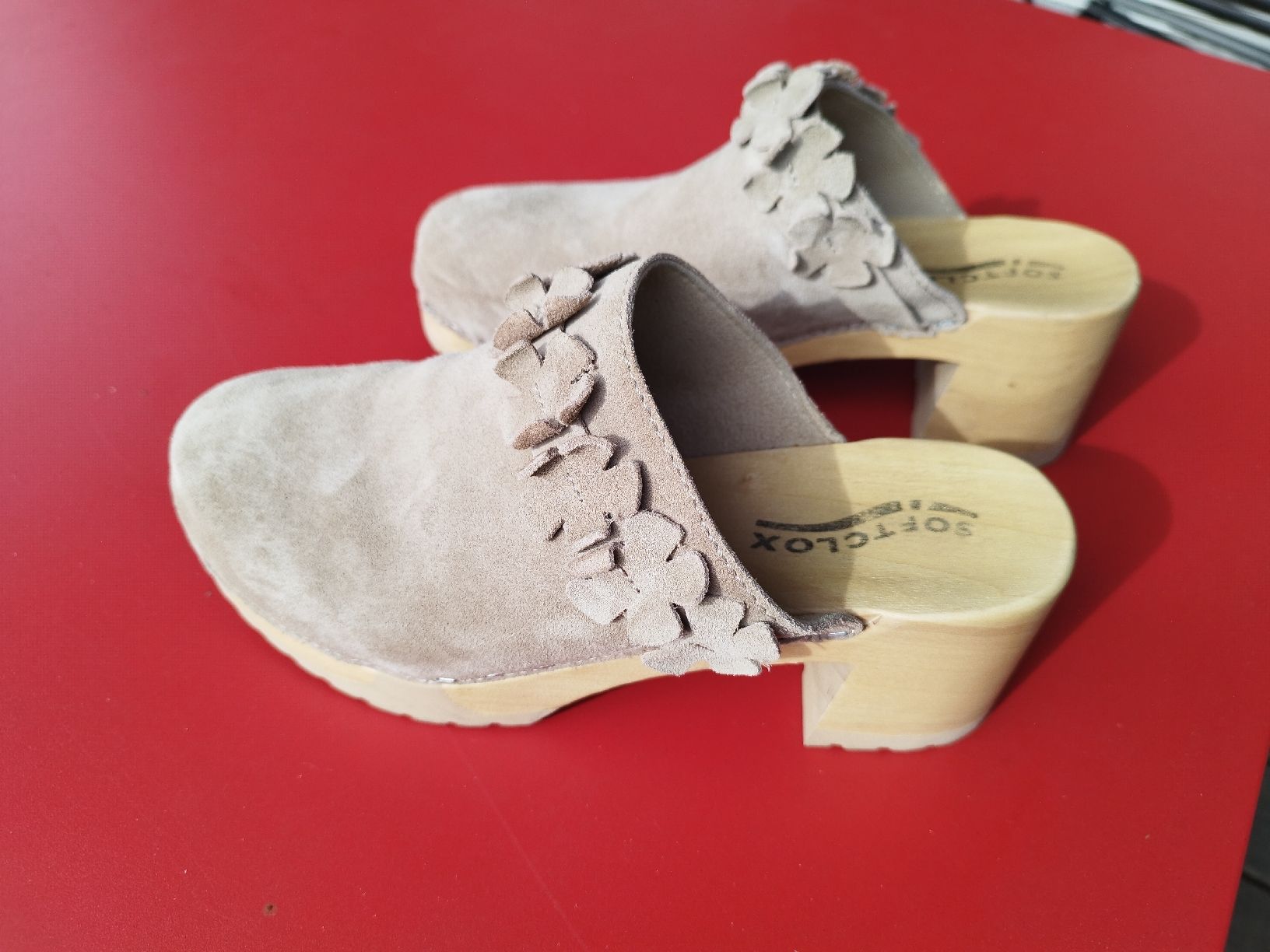 Softclox Scarpe da donna: Softclox Holzclogs Blumen Grösse 37 Sommer Frühling – Usato da Luterbach venduto da Liveyourdream