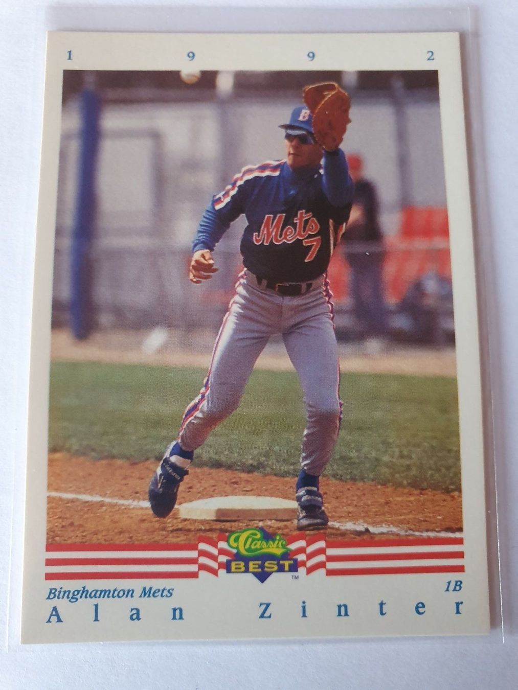 MLB Carte collezionabili: Alan Zinter 1992 MLB Baseball Card Karte – Usato da Oberdorf BL venduto da BaldenEagle
