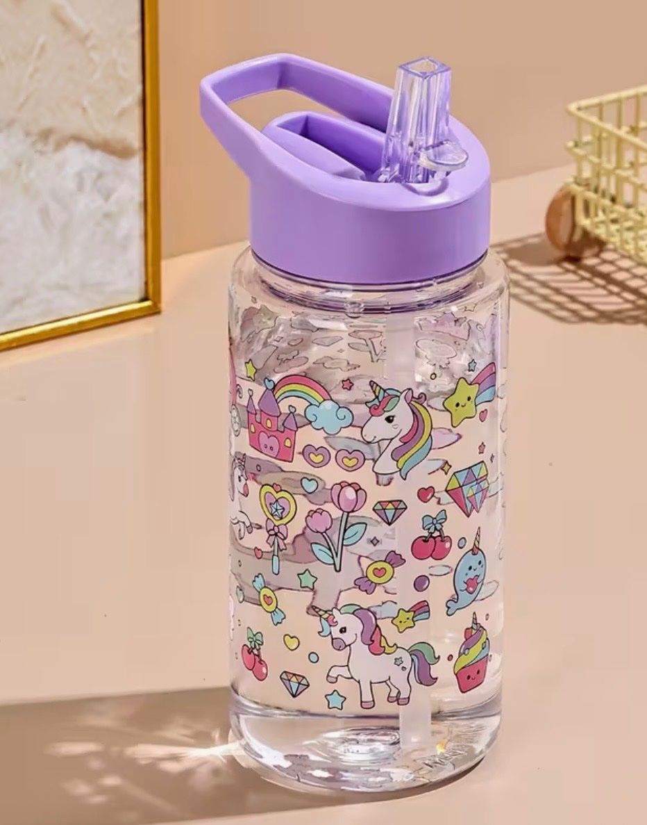 Trinkflaschen & Thermosflaschen: Trinkflasche-Kinder-Auslaufsicher 500ml-FlipTop-Trinkflasche – Neu (gemäss Beschreibung) aus Teufenthal AG von MeineSchatztruhe