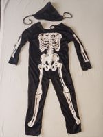 Skelett Kinderkostüm, Halloween, Grösse S (4-6 Jahre)