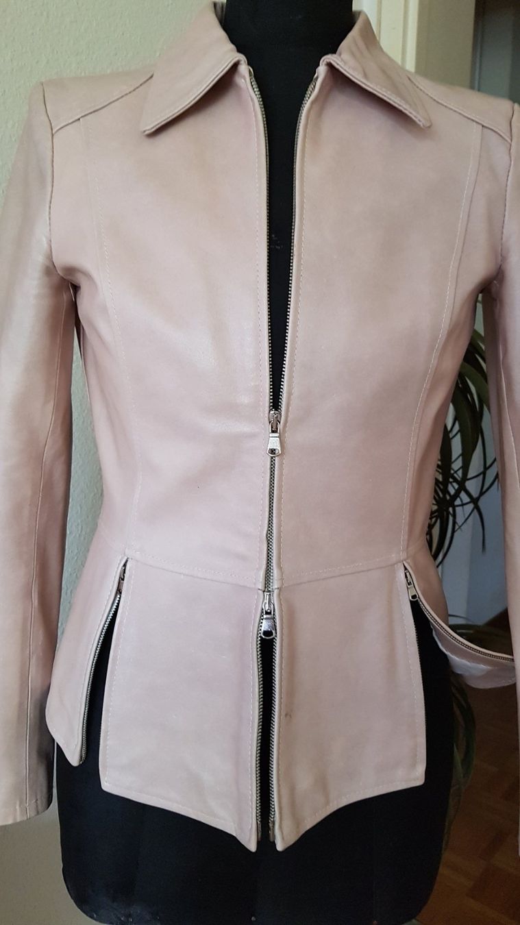 Vera Pelle Giacche: Blassrosa Lederjacke 44  NEU – Nuovo (secondo la descrizione) da spreitenbach venduto da nti_pb8s 4