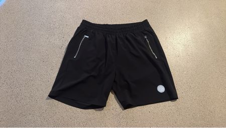 Schwarze Sportshorts Grösse XXL mit Reissverschlüssen