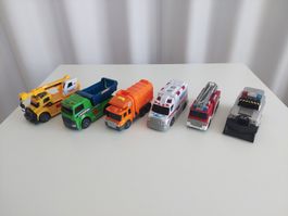 Set mit 6 Spielzeug-Autos DICKIE TOYS mit Sound von LIDL
