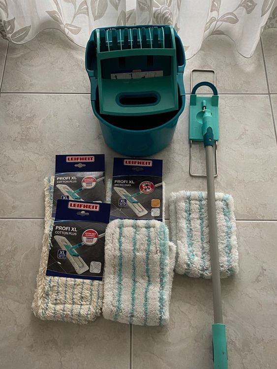DYDHRER 4 stuks voor Leifheit vloerwissers Profi XL, mop