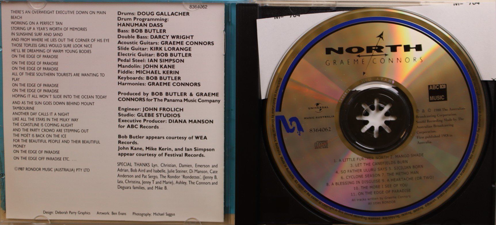 CDs: Graeme Connors – North – Gebraucht aus Luzern von CONTENTI 1