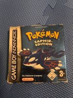 Pokémon Saphir OVP deutsch Game Boy Advance neue Batterie