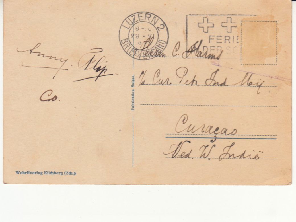 Ansichtskarten: Schillerstein 1927 – Gebraucht aus Bürglen TG von StampGraf 1
