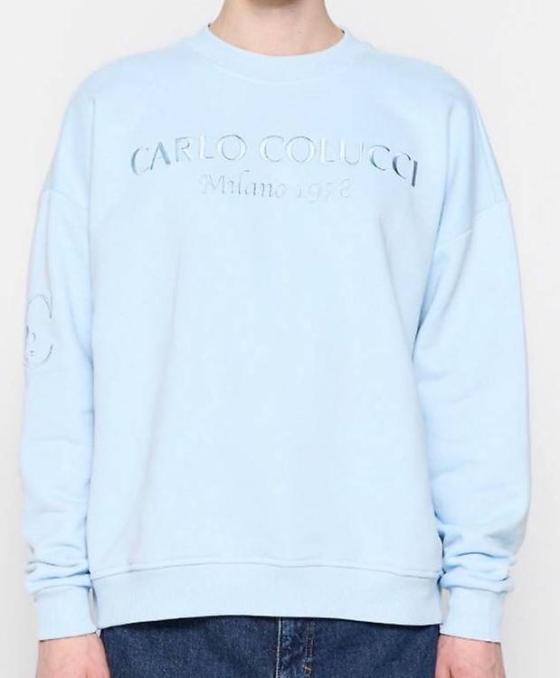 Neuer Pullover von Carlo Colucci blau Gr. L (Neu und originalverpackt ...
