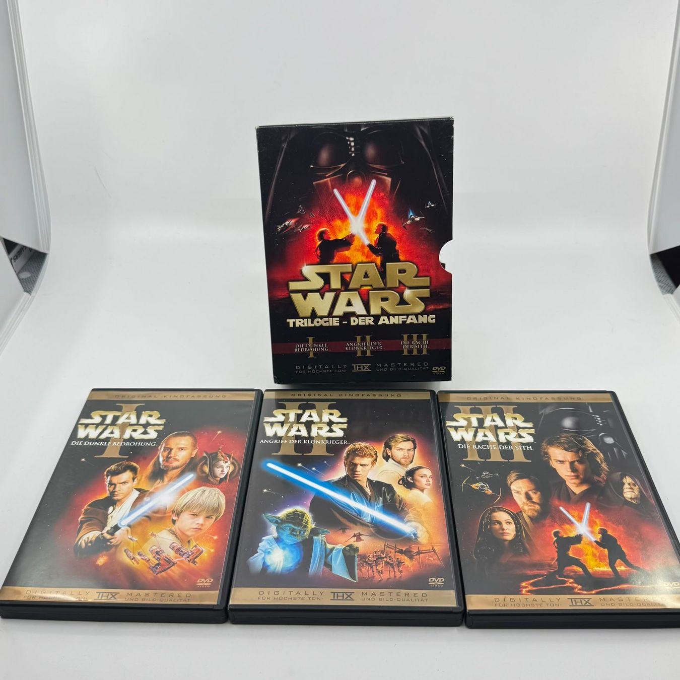 Tutti i DVDs: Star Wars Trilogie Der Anfang (DVD) – Usato da Herisau venduto da Seyashop1 1