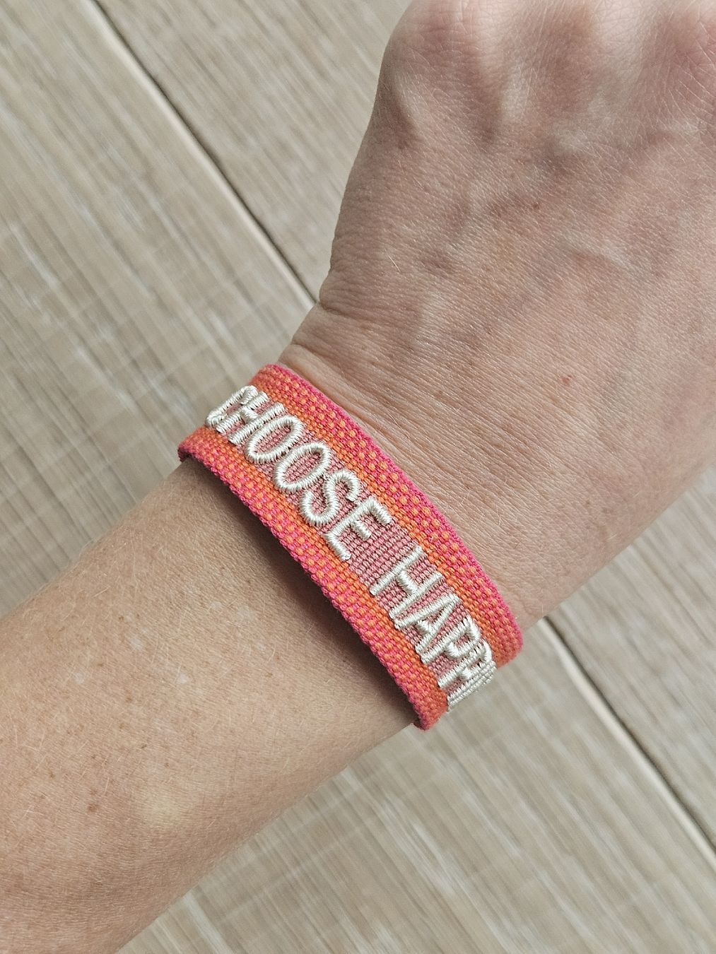 Bracelets: Statement Armband 'CHOOSE HAPPINESS' – Neuf (Voir description) à Eschlikon TG par Stefish9 3