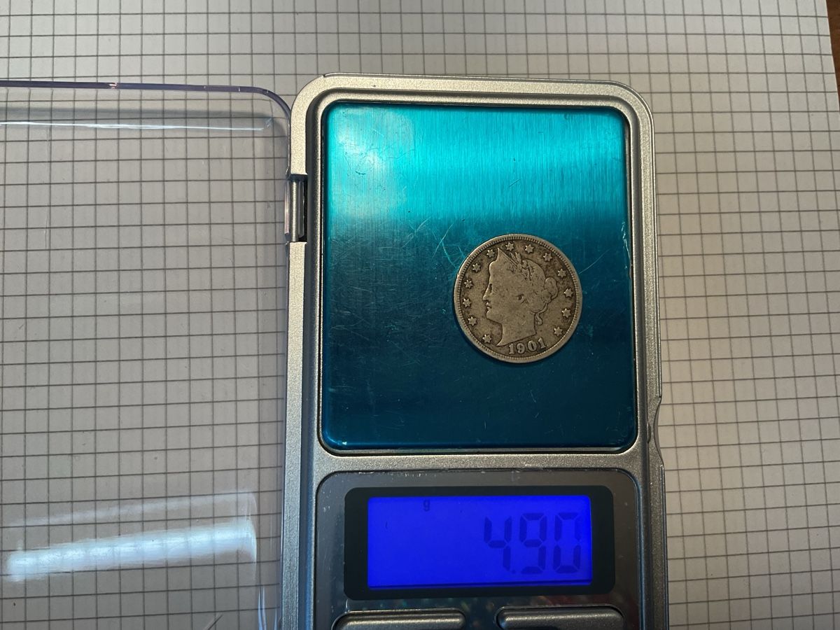 Tutti le monete: USA 5 Cents 1901 – Usato da Ursenbach venduto da tho_8s6p