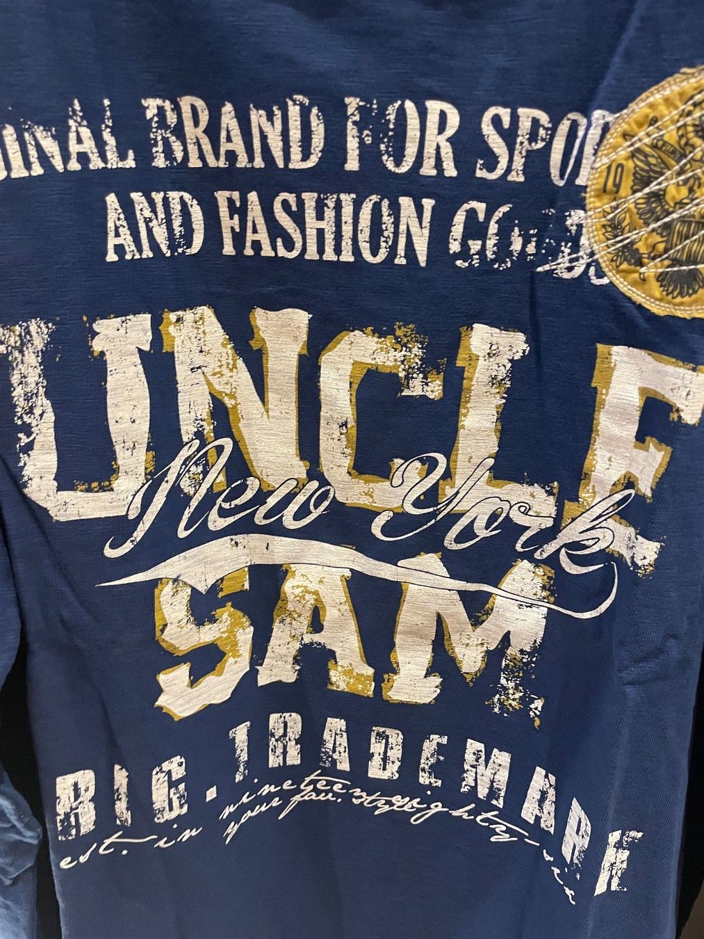 Roberto Geissini T-Shirts: Langarmshirt/Uncle Sam/Gr. M/Originalverpackt/Neu/OVP – Neu und originalverpackt aus Volketswil von rubin74 2