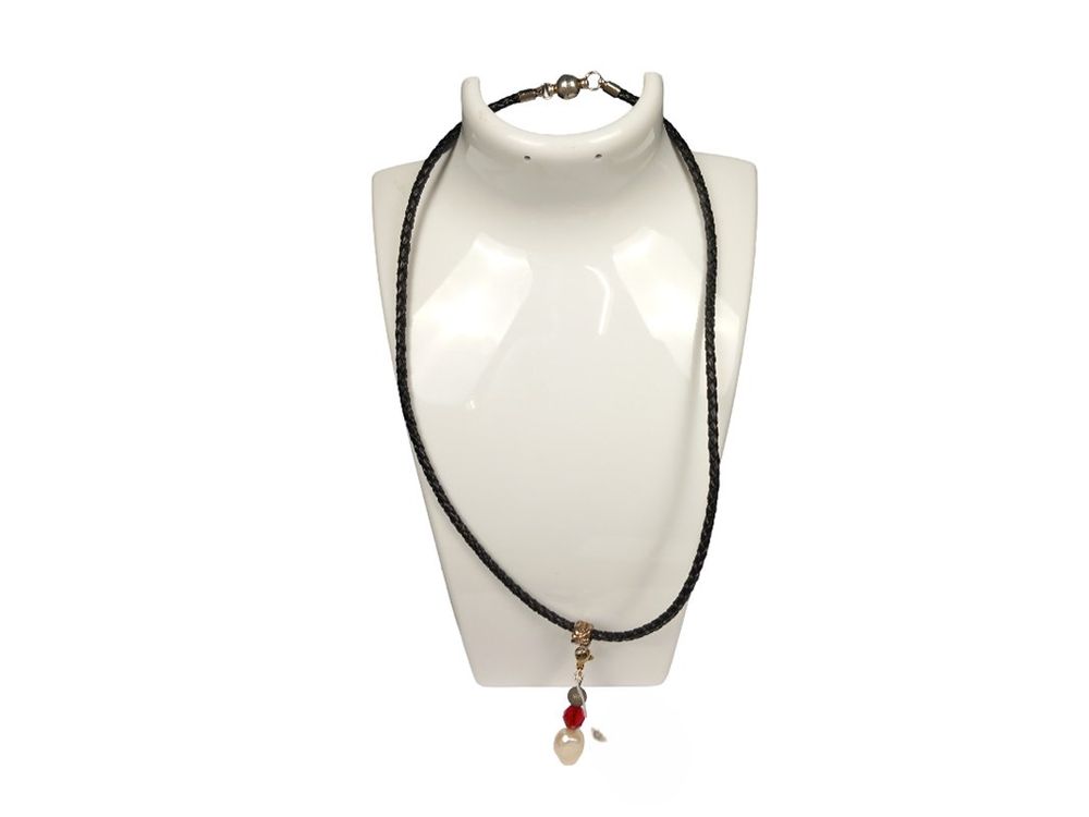 60 Stück Halskette für Anhänger, 43 cm Lederschnur für Halskette mit Verschluss, gewachste Kordel 1,5 mm, schwarze Schnur für Anhänger, gewachst für die Herstellung von Halsketten, Armbändern und