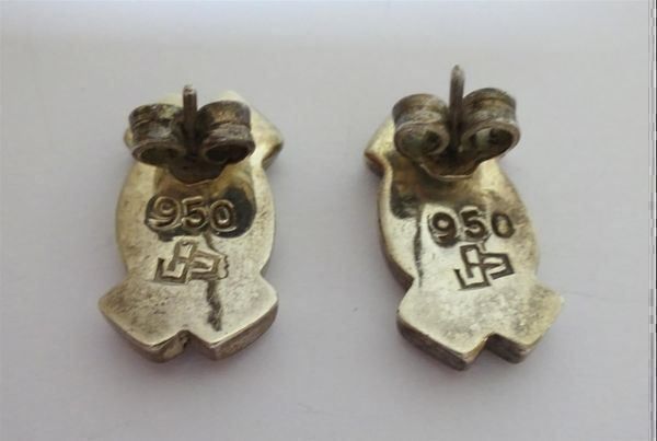 Ohrringe & -stecker: Ohrstecker - 950er Silber - blauer Stein – Gebraucht aus Zofingen von Justizia_01 2