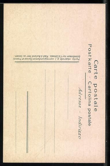 Cartoline postali: Bern, Kindlifresserbrunnen bei Abendstim – Usato da Berlin venduto da bartko-reher 1