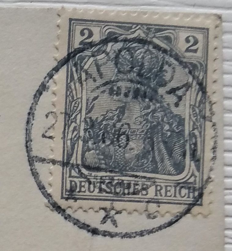 Cartoline postali: AK Ansichtskarte, Mädchen mit Puppe (V), 1906 – Usato da Oberriet SG venduto da Manick 3