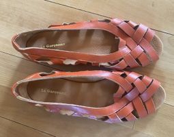 Neuwertige Les Garconnes Sandalen Gr. 40, rostrot