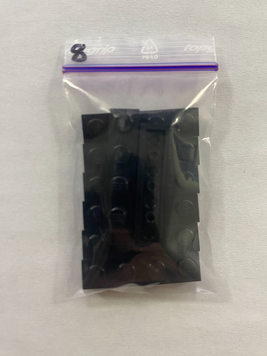Lego Giocattoli: Lego Platte Schwarz 1x4 8 Stück – Nuovo (secondo la descrizione) da Weingarten-Kalthäusern venduto da McGmavlo 1
