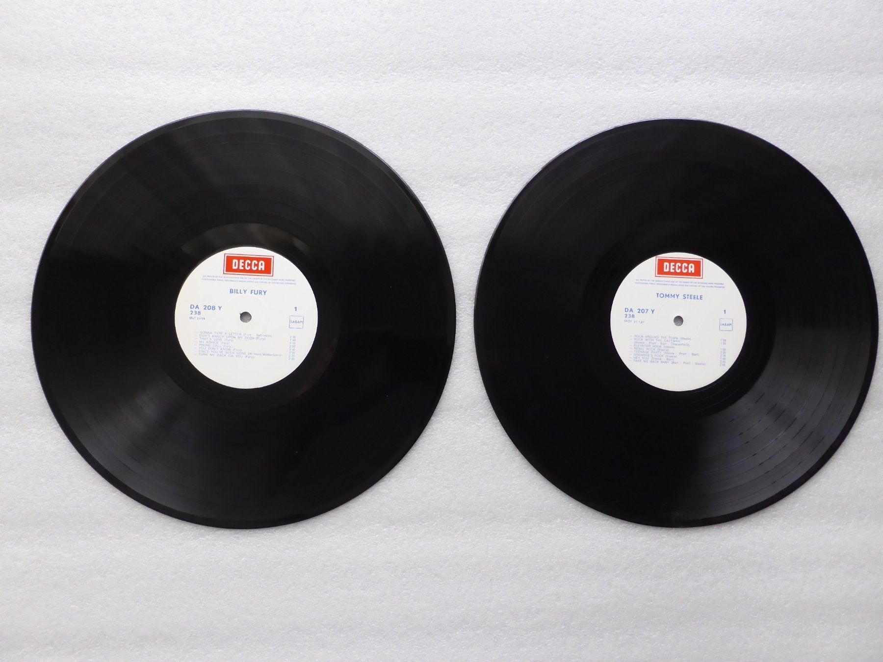 Dischi in vinile: VINYL  DLP  BILLY FURY / TOMMY STEELE – Usato da Küssnacht am Rigi venduto da Sunnestrahl 1