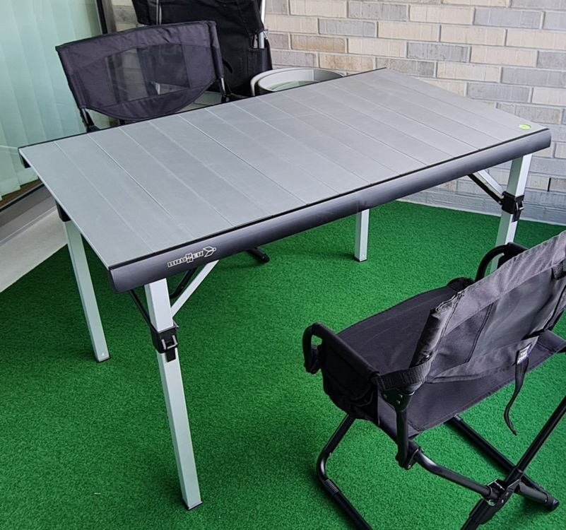 Camping Tisch von Brunner Quadra Compack 4, Aluminium, OVP (Neuf - Main Image