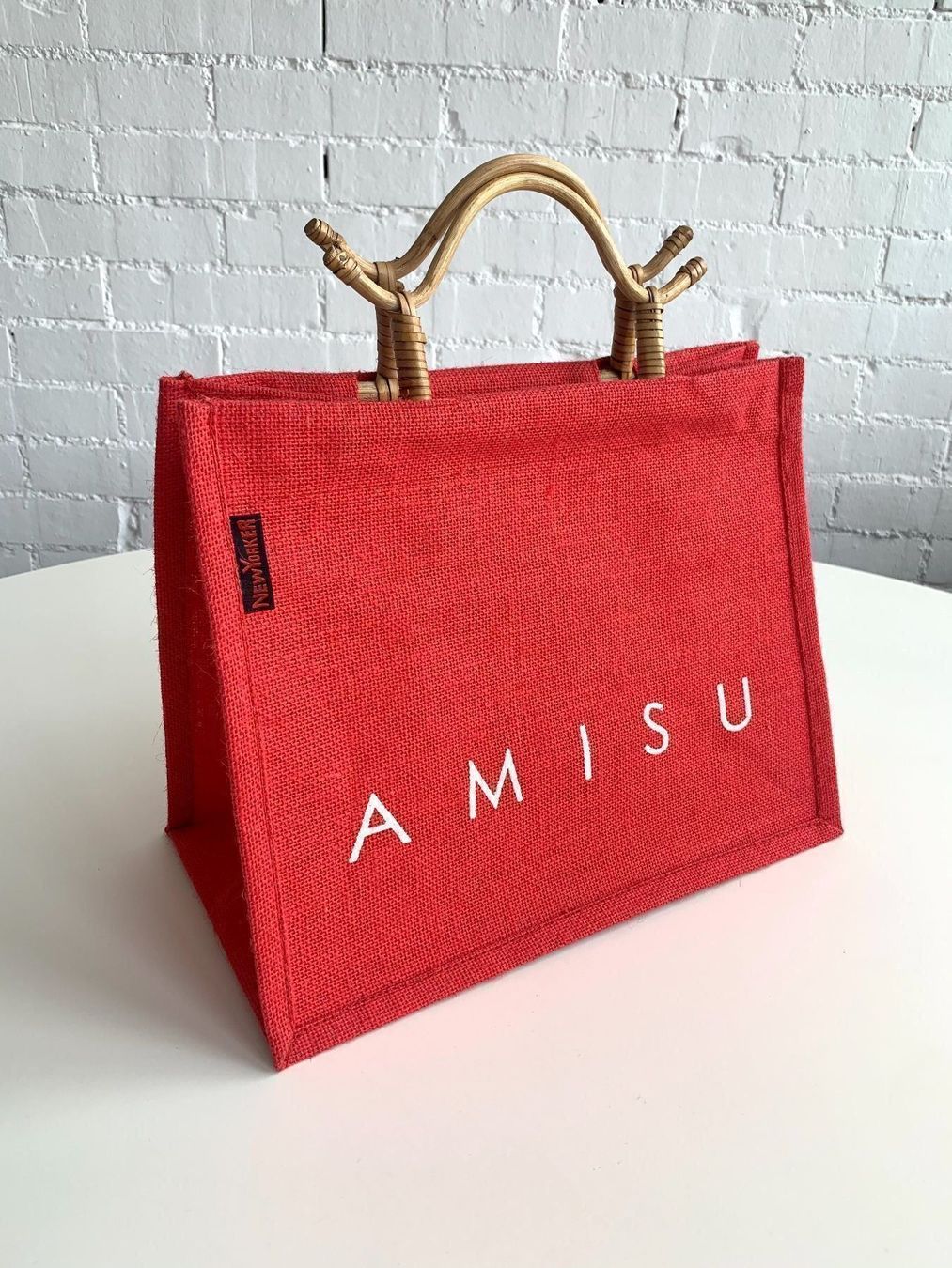 Taschen für Damen: Rote Sommertasche von New Yorker – Gebraucht aus Bern von Fraeuleinhonig
