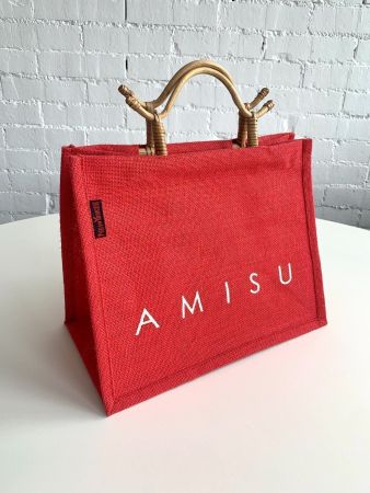 Rote Sommertasche von New Yorker