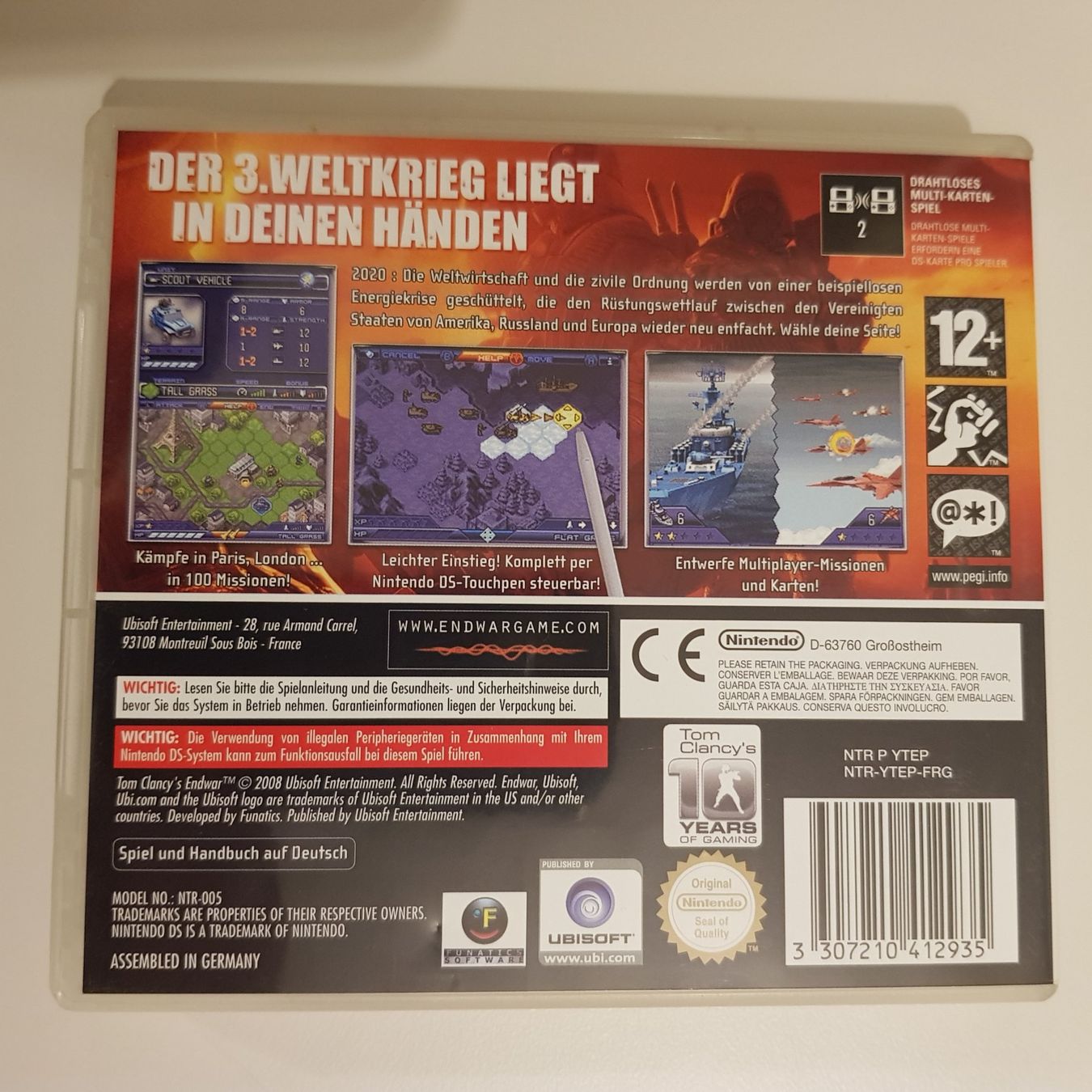 Nintendo Jeux: Tom Clancy's EndWar/DS – D'occasion à Münchenstein par 2DGames 1
