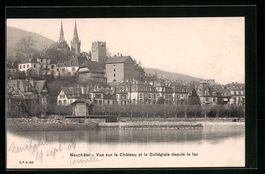 Neuchâtel, Vue sur le Château et la Co