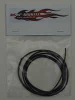 Silikonkabel Kupferlitze AWG24 1m Schwarz