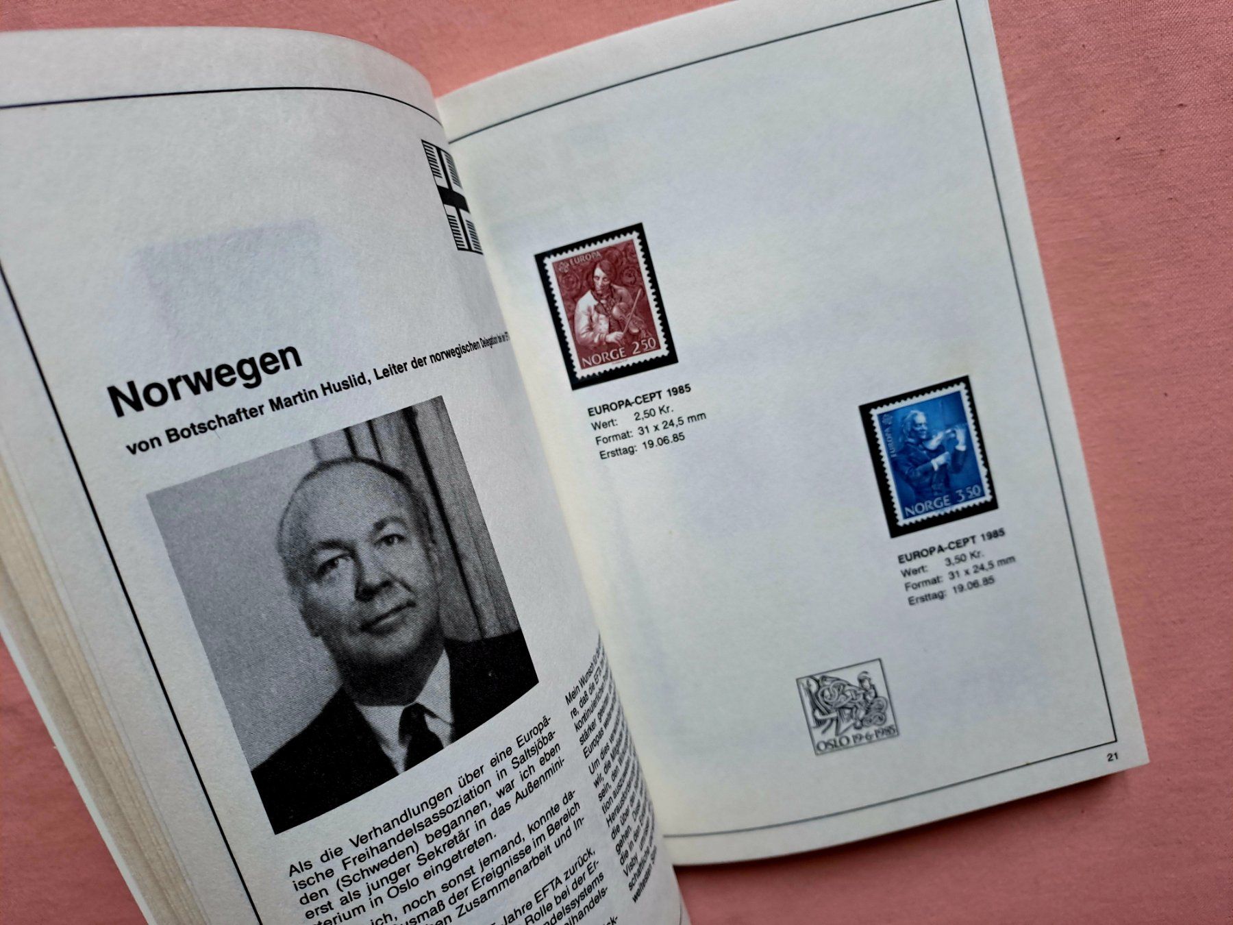 Tutti i francobolli: Jubiläumsbroschüre 25 Jahre EFTA 1985 numeriert – Nuovo (secondo la descrizione) da Ostermundigen venduto da pedru8 6