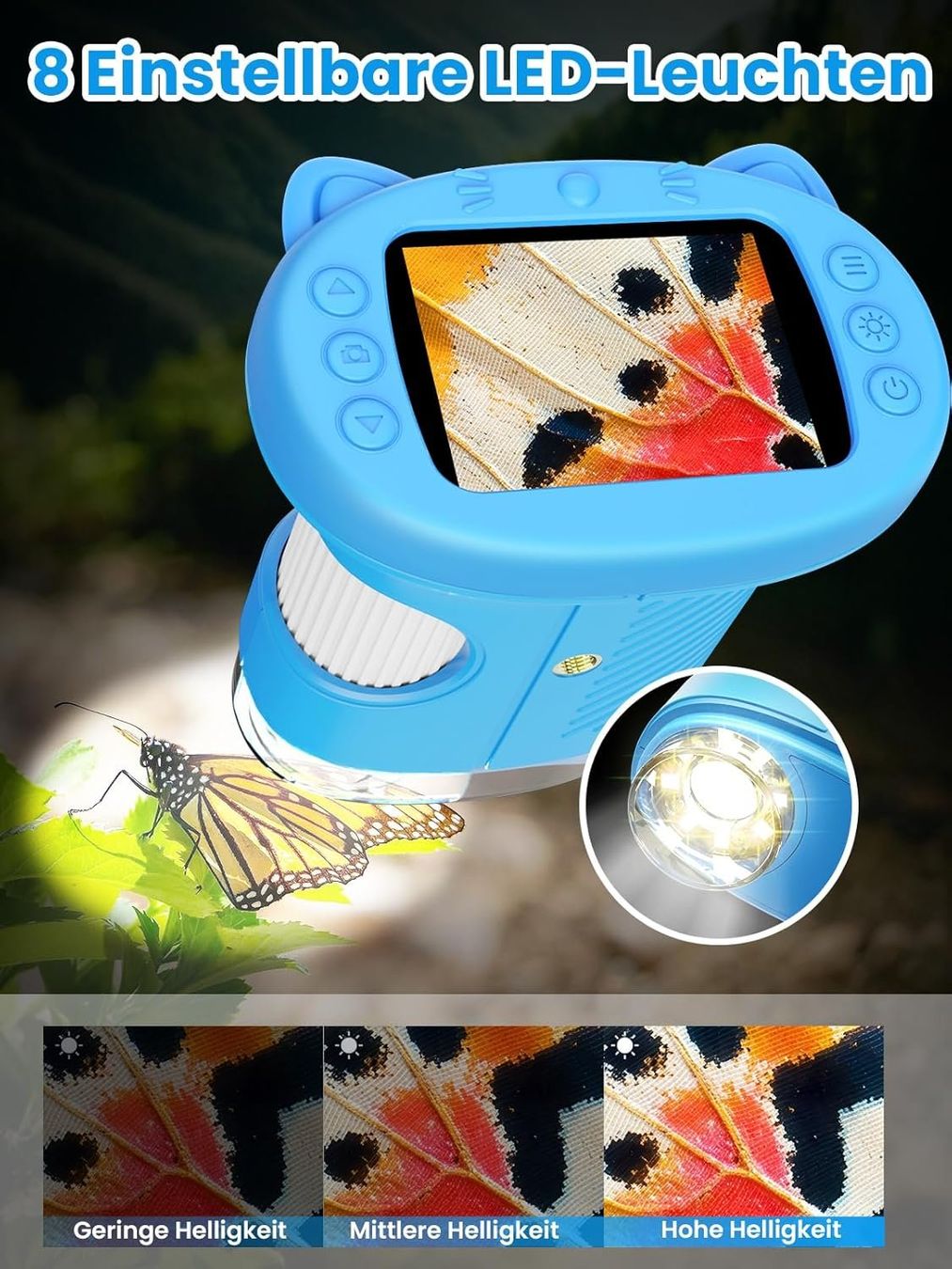 Mikroskopie: Kindermikroskop Digital 1000x 2,4" IPS Bildschirm Tragbar – Neu und originalverpackt aus St. Gallen von sch_zsz7 3