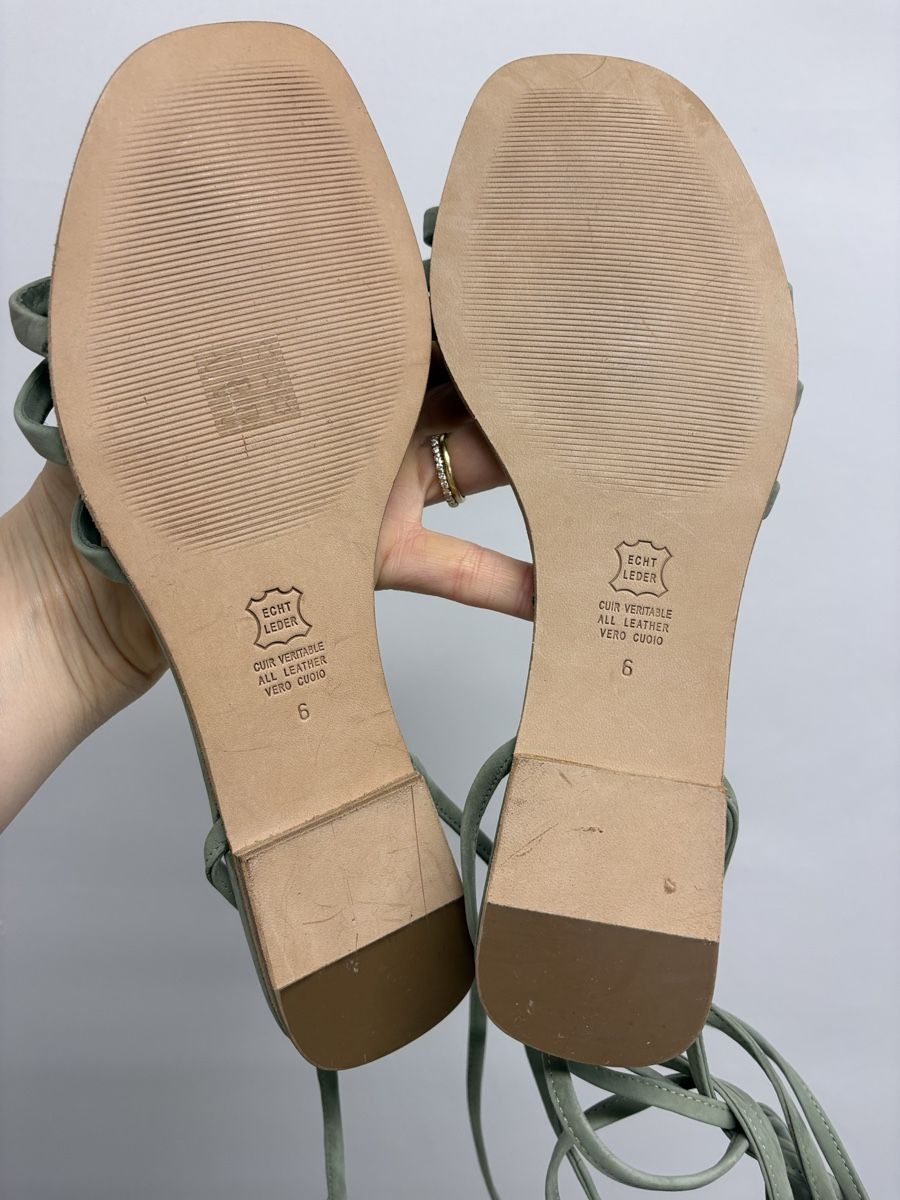 Kennel + Schmenger Damenschuhe: Kennel+Schmenger Sandalen mit Bänder 39 mint Leder – Neu (gemäss Beschreibung) aus Regensdorf von secondchancefashion 4