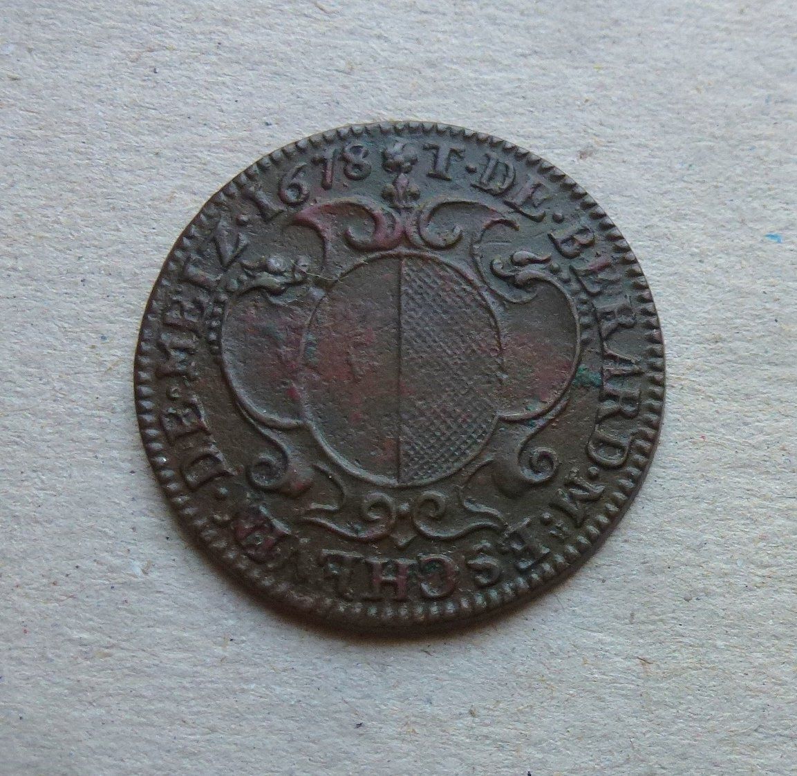 Medaglie: Frankreich Metz ++ Jeton 1678 – Usato da Walkringen venduto da Casablanca777