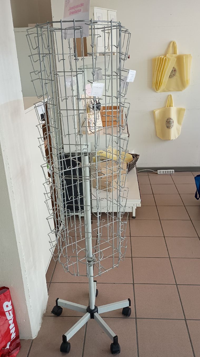 Allestimento di negozi e stand fieristici: Kartenständer drehbar  – Usato da Berg TG venduto da kboettner77