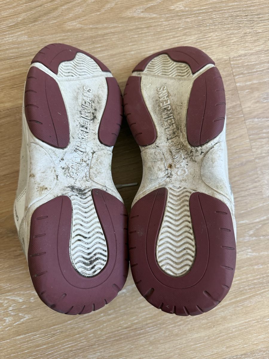 Calvin Klein Scarpe da donna: Baskets blanc/beige Calvin Klein, p.39 – Usato da Tavannes venduto da Thriftshop 4