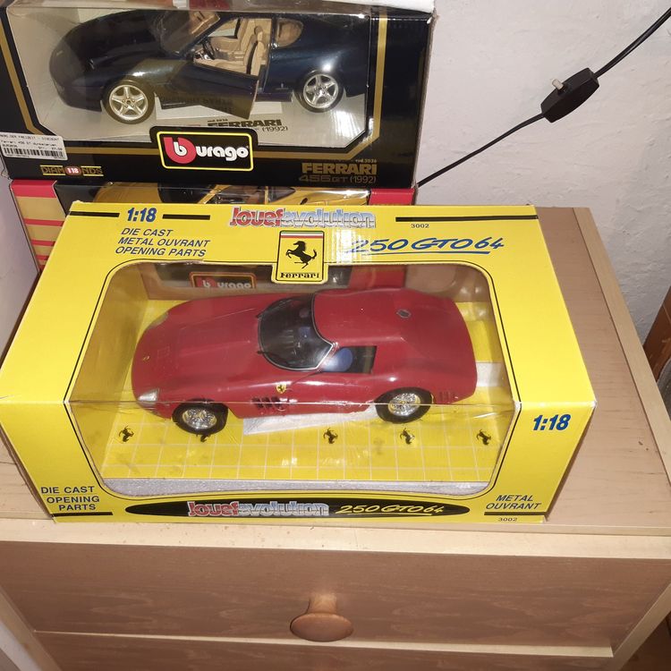 Jouef Evolution Ferrari 250 GTO 64 Rouge 1/18 - Occasion Avec Boîte