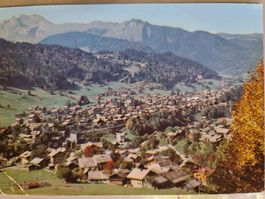 Vintage Postkarte Morzine, frankiert 1977