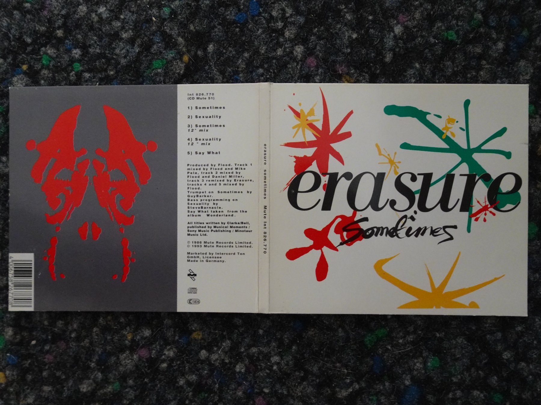 CDs: Single-CD : Erasure – Gebraucht aus Lotzwil von Kiddis