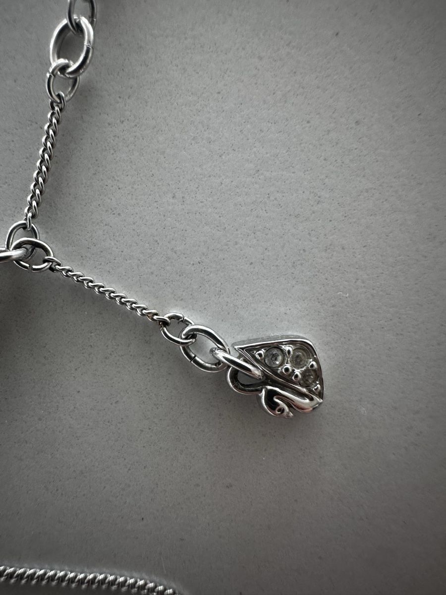 Swarovski Catenine: Swarovski Kette mit Herz Anhänger – Usato da Ried-Brig venduto da Beschastnykh 2