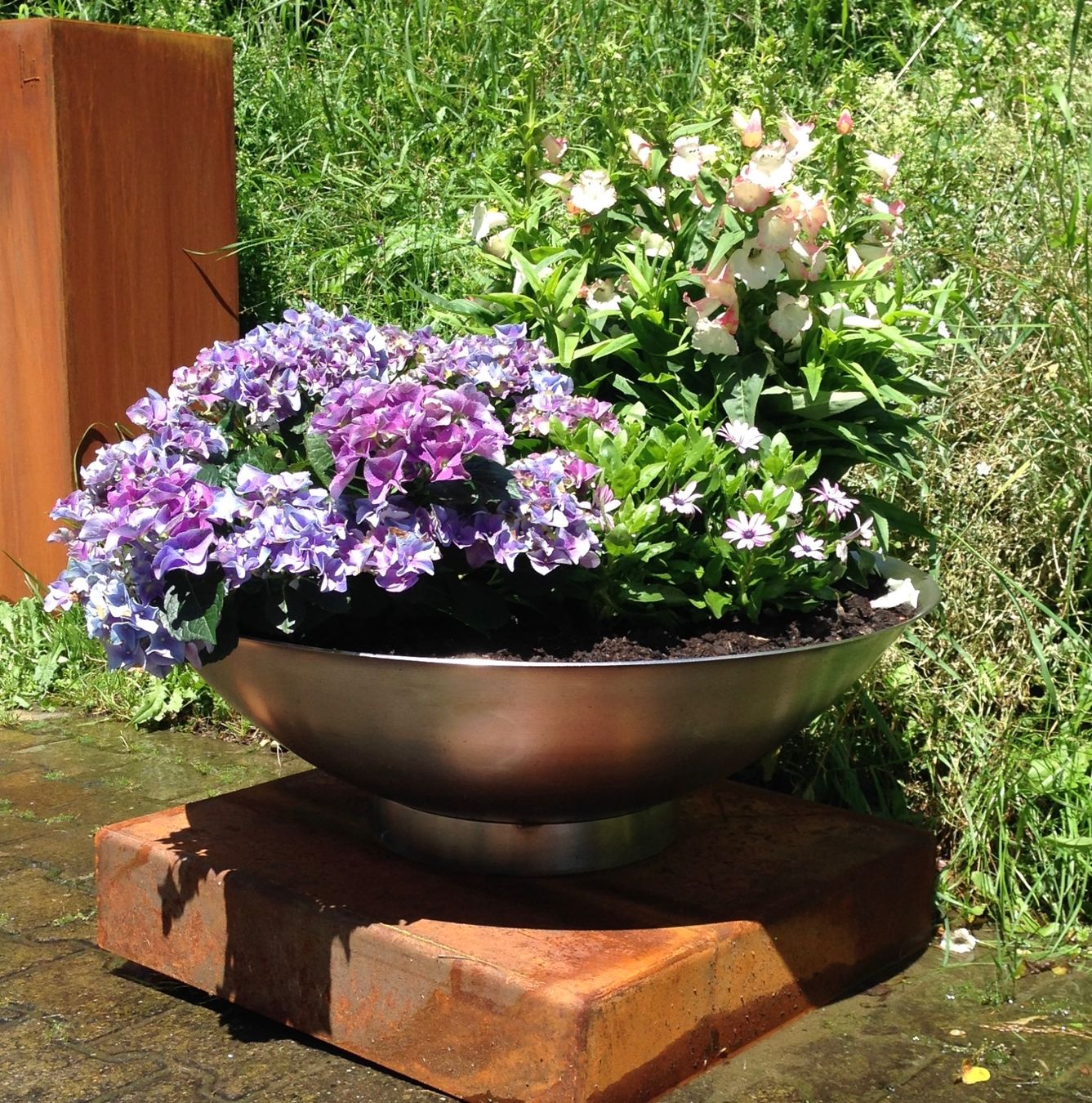 Feuerschale: Feuerschale, Blumenschale Edelstahl – Gebraucht aus Hohentannen von kudulibi 2
