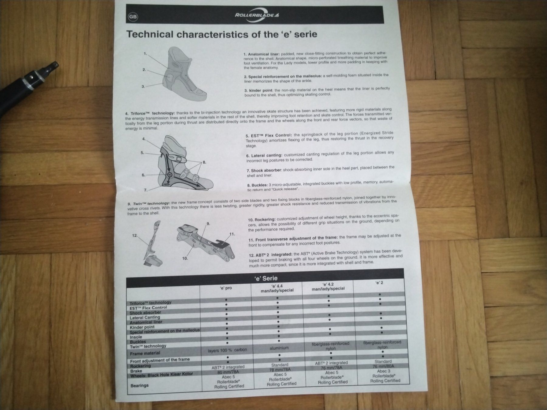 Pattini in linea & Pattini a rotelle: Rollerblades Grösse  39 – Usato da volketswil venduto da radelpeter 7
