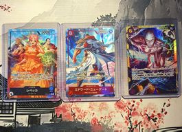 ONE PIECE TCG – Lot von 3 AA Rebeca enel edward