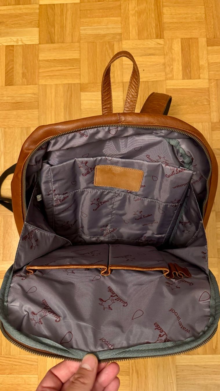 Rucksäcke: Gusti Lederrucksack mit Laptofach – Gebraucht aus Zürich von Mou2 2
