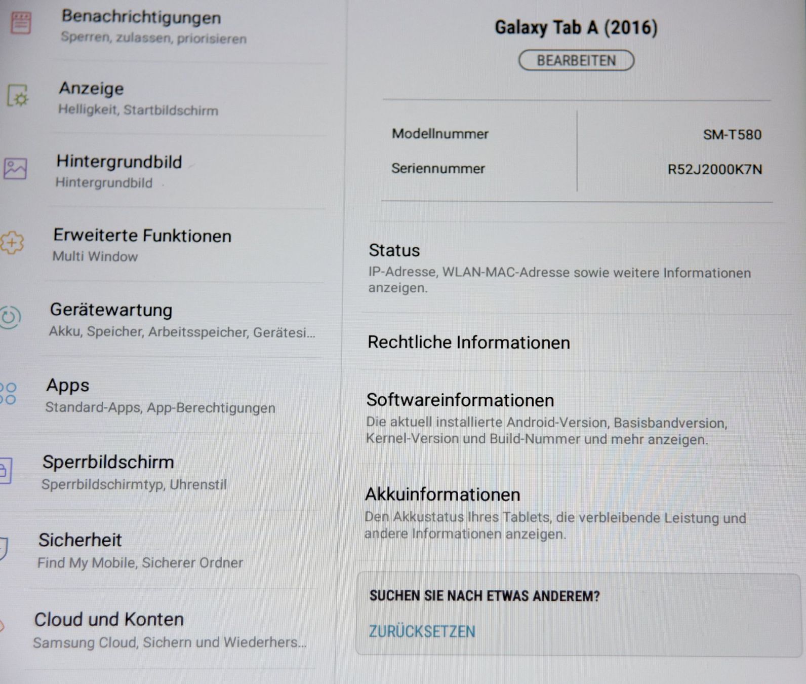 Samsung Tablet PC: Samsung Galaxy Tab A6 16GB weiss – Usato da Kaiseraugst venduto da beatboxx 1