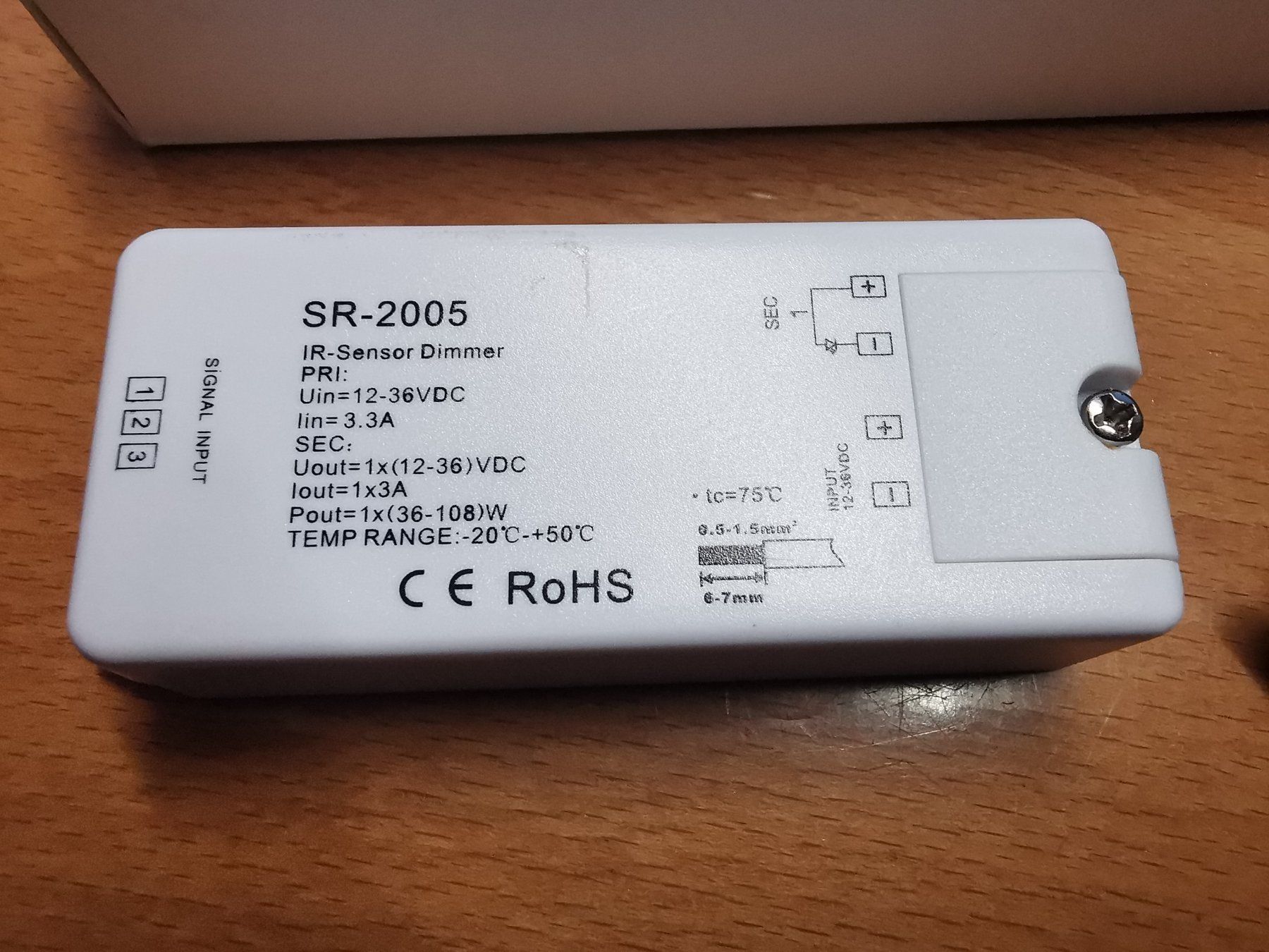 Interruttori: LED DIMMER MIT IR-SENSOR 12V-24V – Nuovo e nell'imballaggio originale da Zetzwil venduto da bugkeeper 3